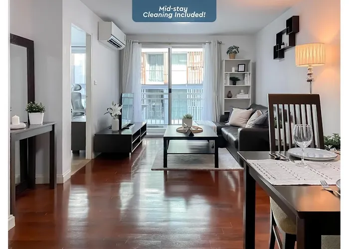 Spacious 53 Sqm L Bts Thong Lo L Ultra Fast Wifi Apartment Bangkok
